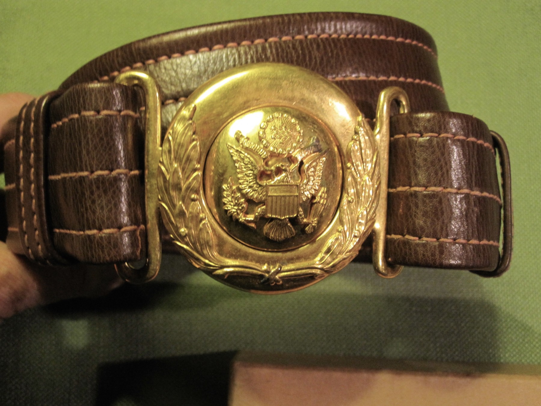 WWII General Officer&#39;s Belt & Buckle | J. Mountain Antiques