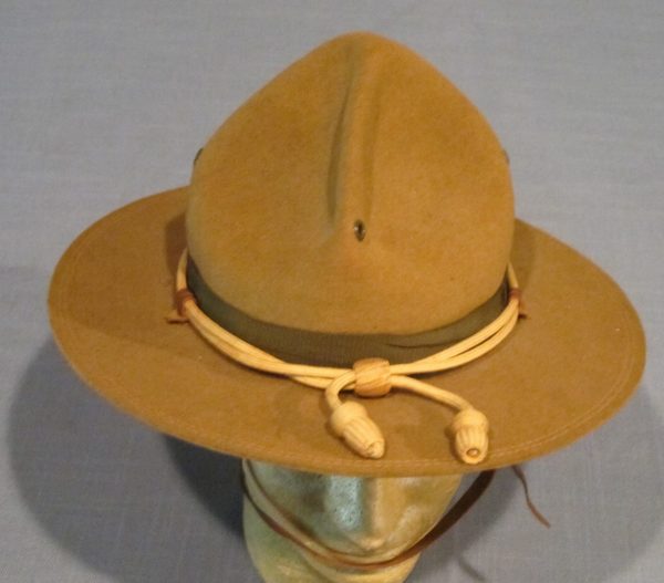 WWI Era Army Campaign Hat, Quartermaster Corps J. Mountain Antiques