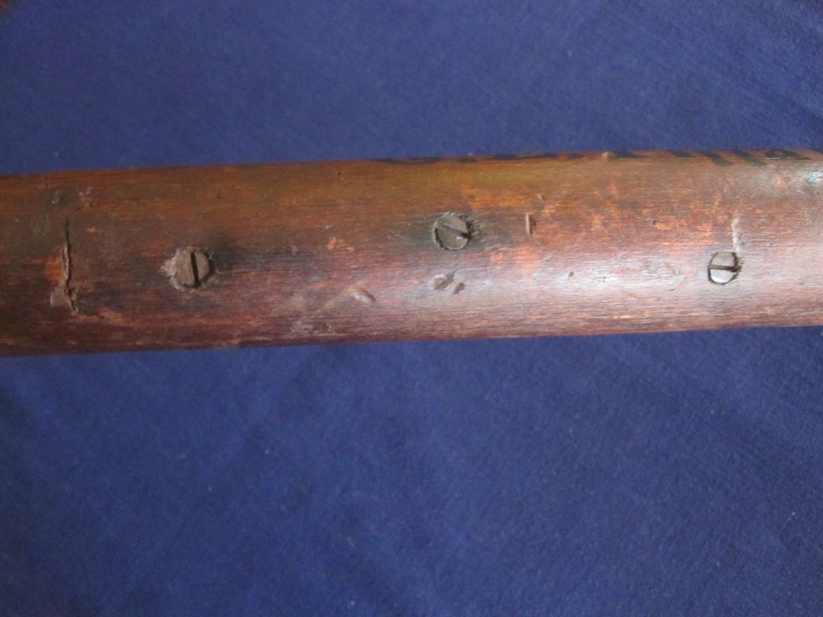 Baseball & Bat Sgt. Major G.E. Tiffany, 15th Mass Vols J. Mountain