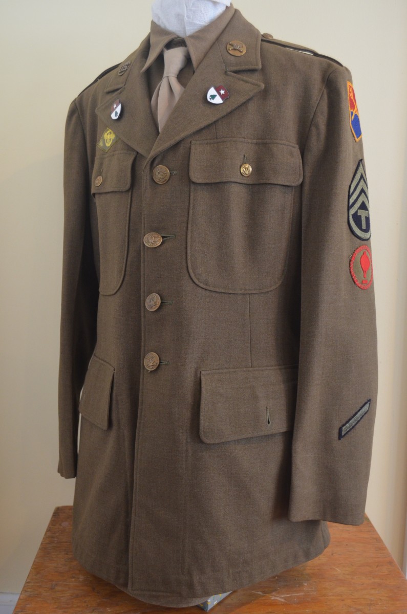 1941 Service Dress Uniform, Coast Artillery Portland Harbor Defenses