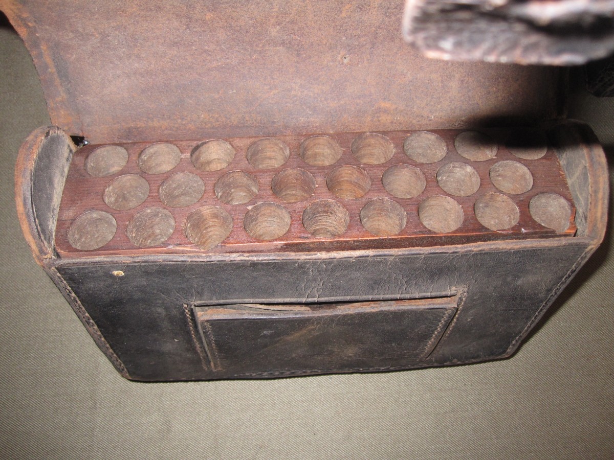 1808 Cartridge Box J. Mountain Antiques