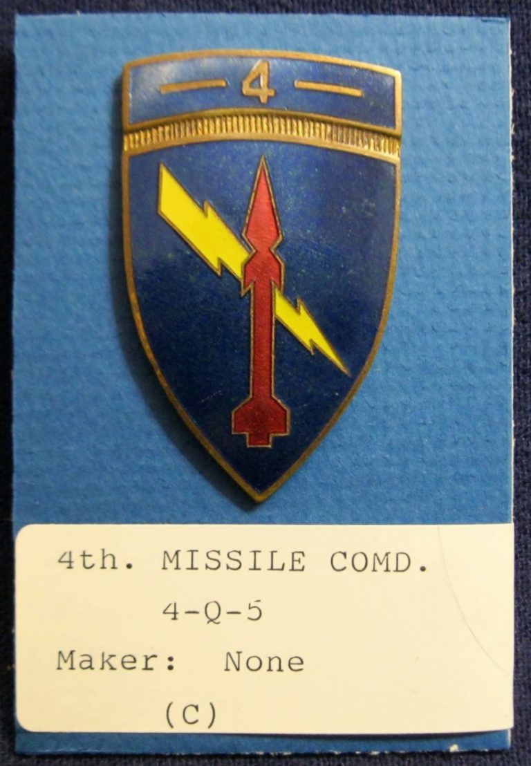 4th Missile Command & Aviation Company DUI Collection – SOLD | J