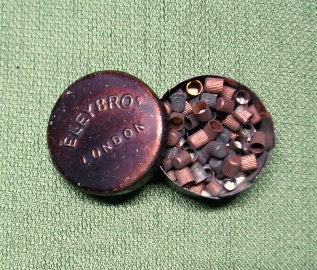  ELEY BRO LONDON Cap Tin SOLD J Mountain Antiques