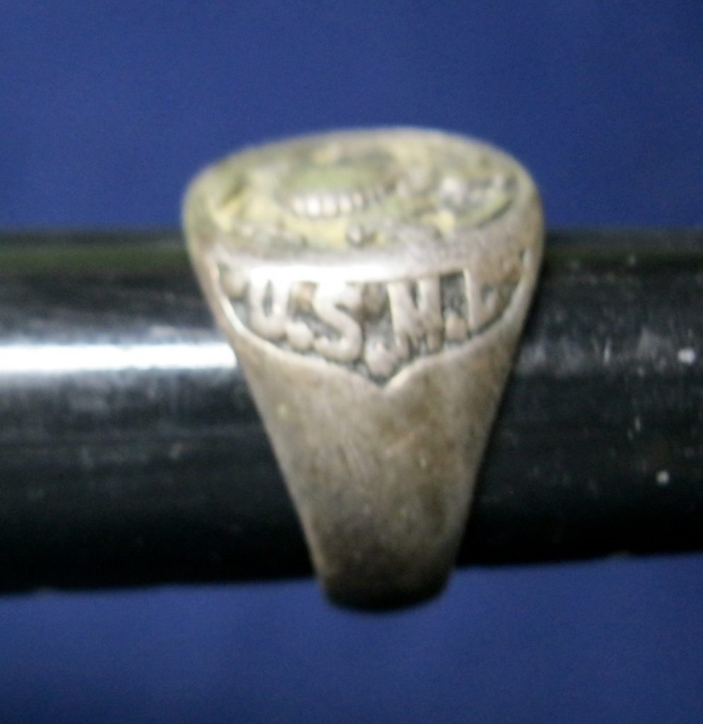 Sterling WWI USMC EGA Ring – SOLD | J. Mountain Antiques