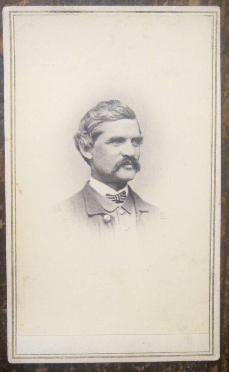 CDV Capt. Joseph Hancock, 36th Mass Inf.Period Signature On Back J