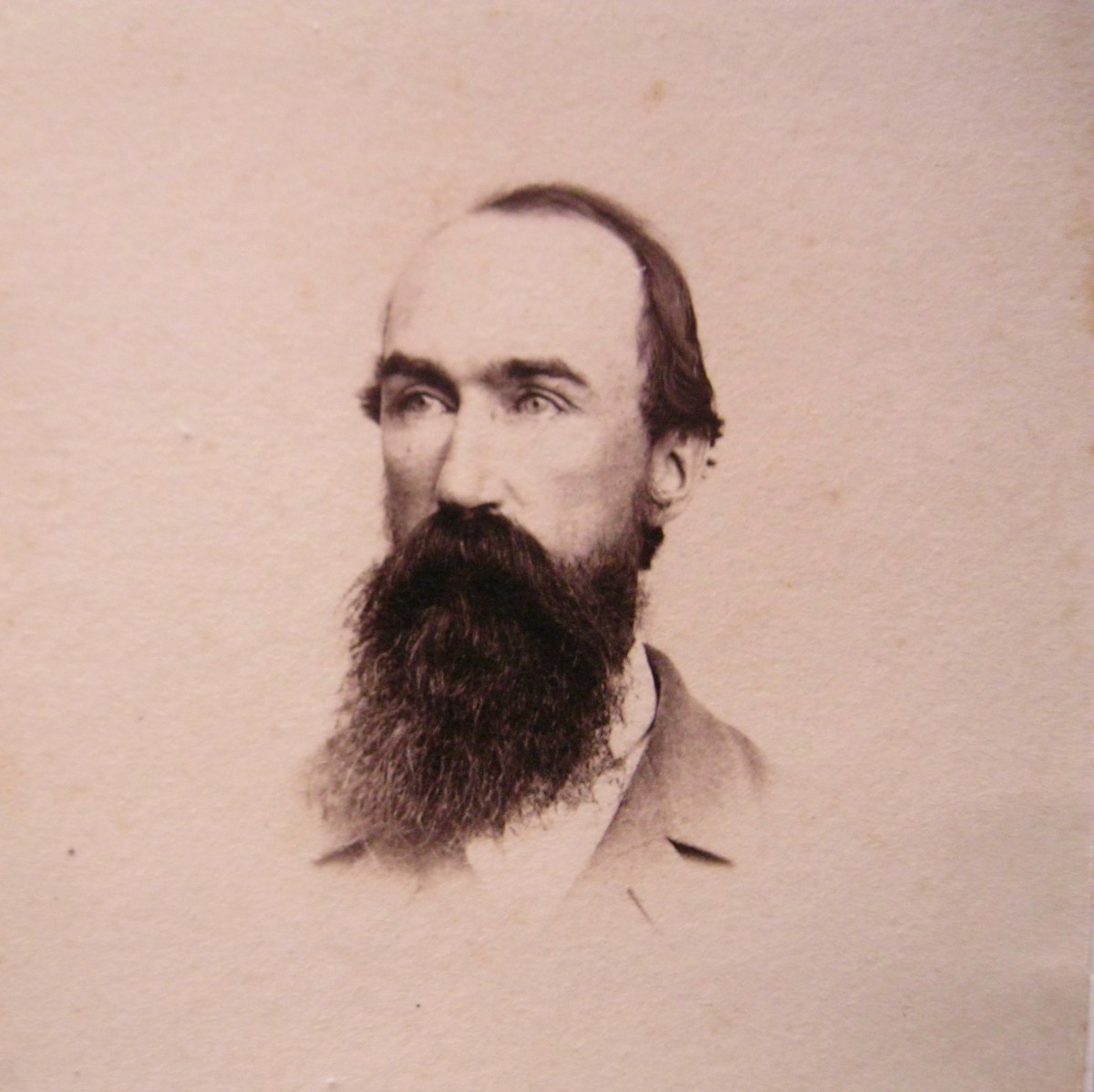 CDV John Mercer Brooke & Daughter Confederate Naval Commander J