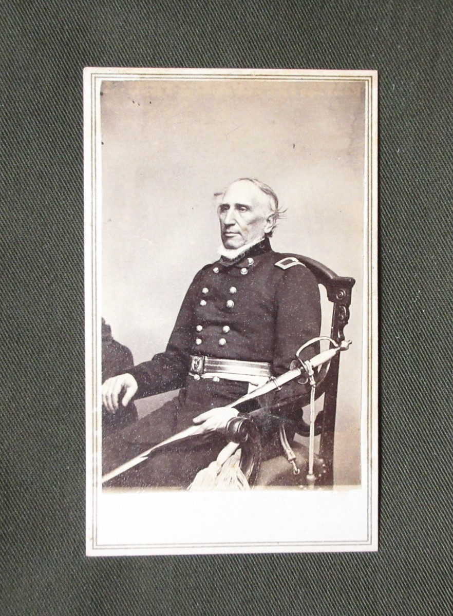 CDV Brigadier General Silas Casey SOLD J. Mountain Antiques
