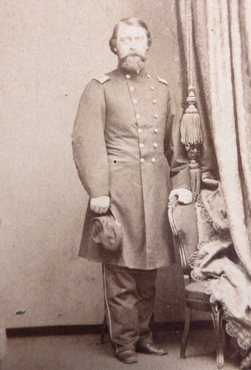 CDV Full Standing Image Of Maryland Field Grade Officer SOLD J. Mountain Antiques