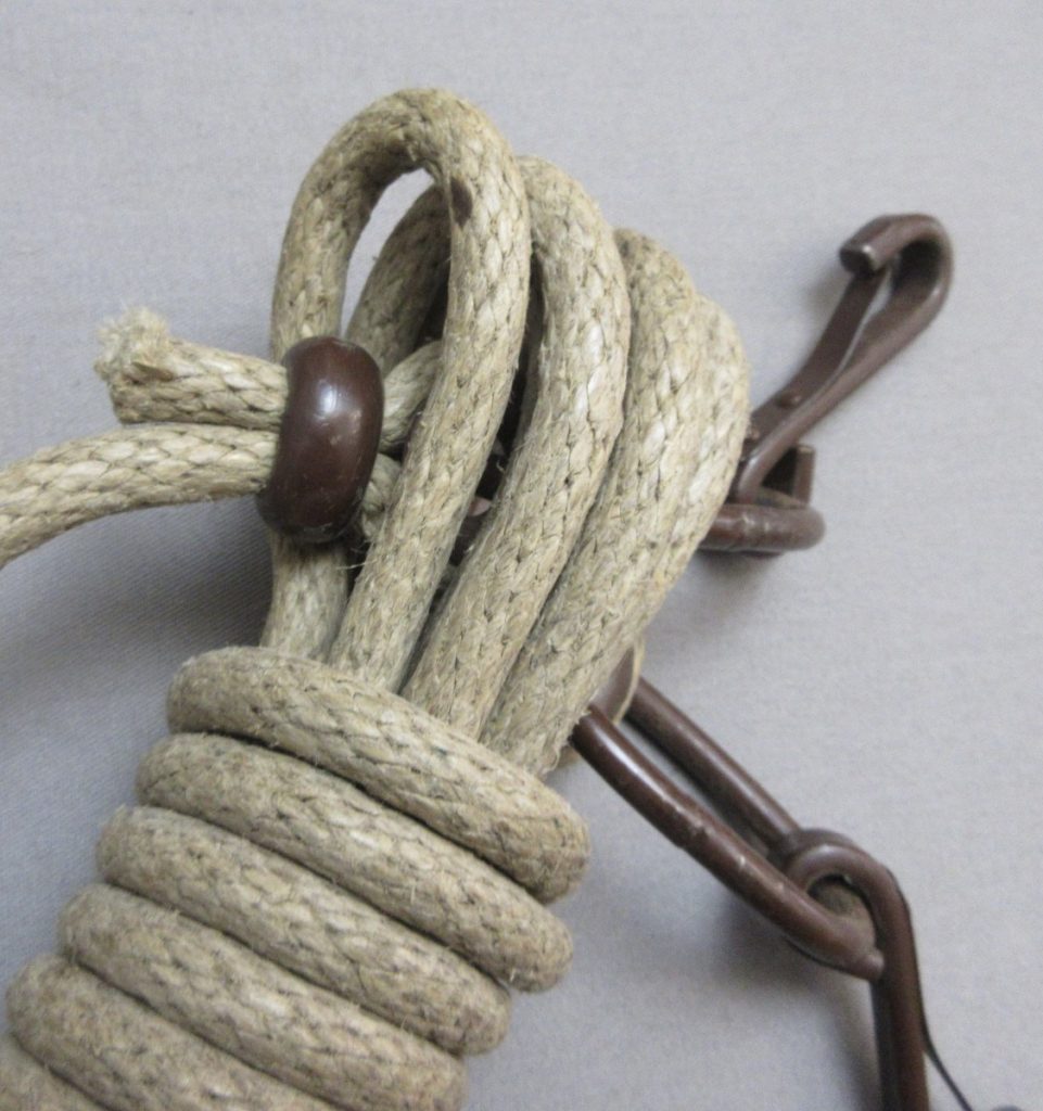 1904 Cavalry Picket Pin Rope J. Mountain Antiques