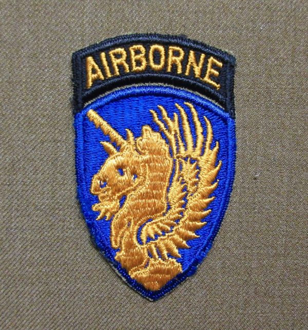 Bandiera 13th Airborne Division Golden Unicorn 3x5 Piedi In Nylon 100D Con Occhielli Ottone - Foto 4