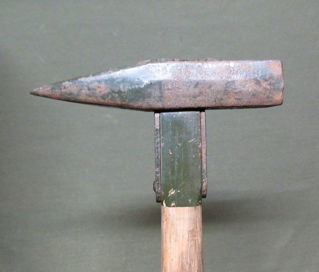 WWII U.S. Army Mountain Troops Piton Hammer “T.E.S. 1944.” SOLD J