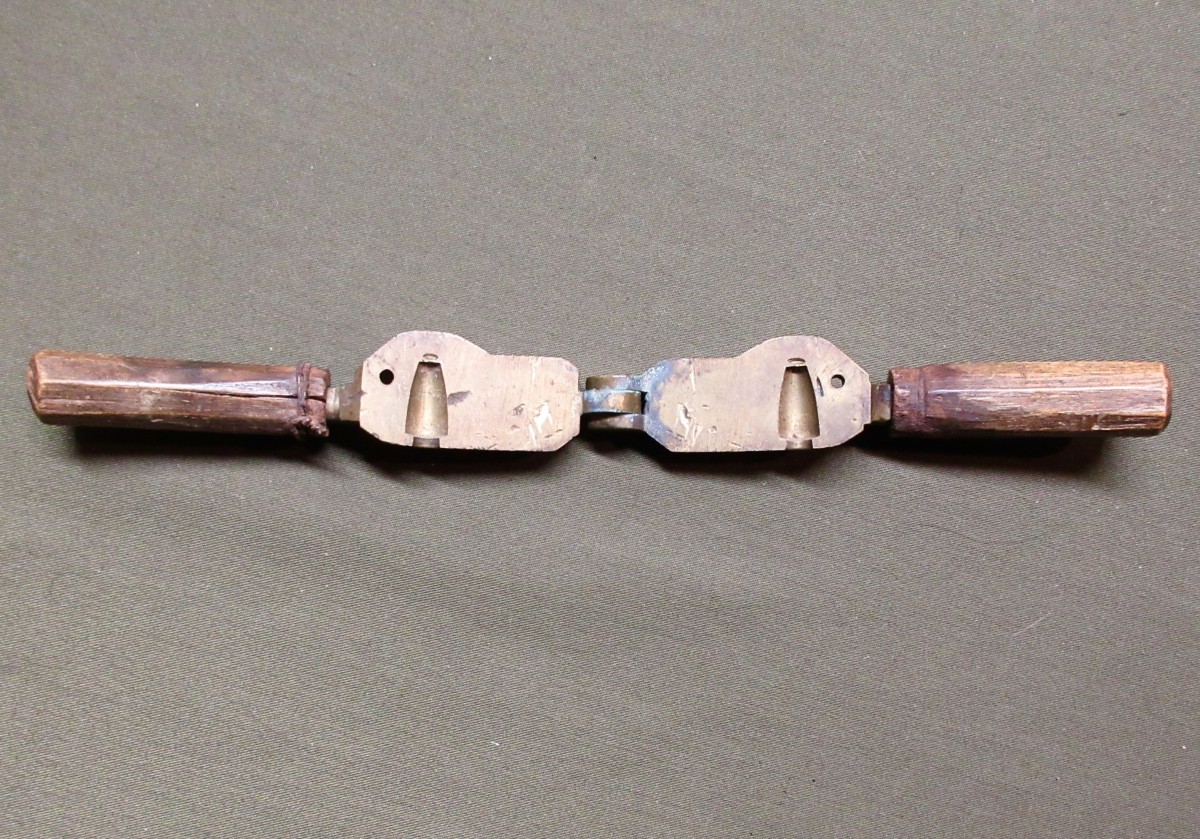 Brass Bullet Mold With Crude Wooden Handles, ID’d As Confederate